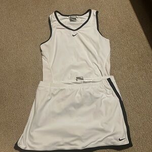 Nike tennis skirt and top